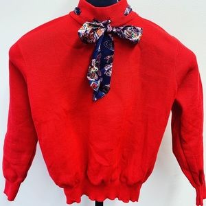 Tie Collar Sweater